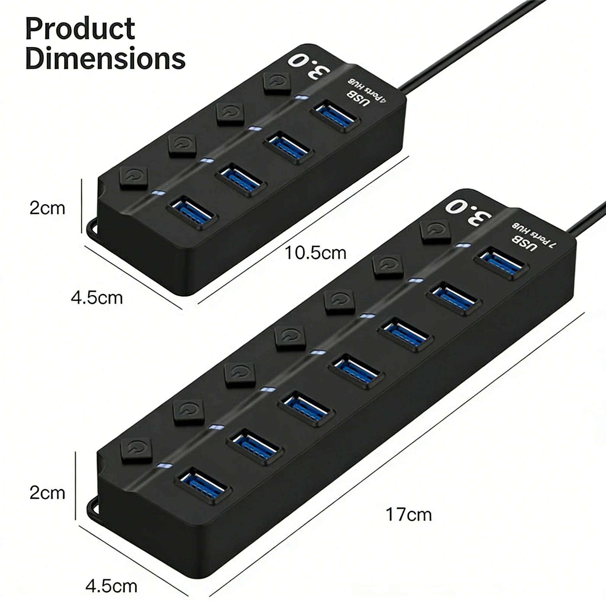 Smart USB Hub with LED Control