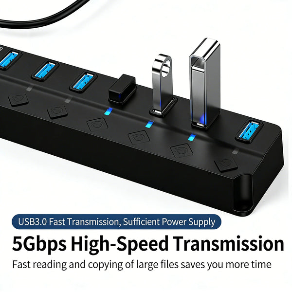 Smart USB Hub with LED Control